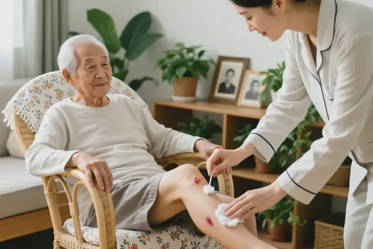 老人全身出濕疹能夠徹底治愈嗎(圖1)