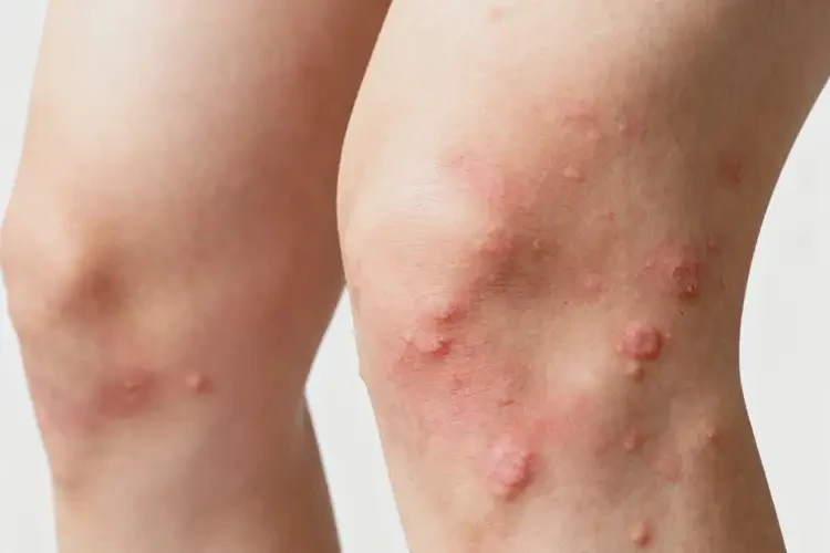 大学生大腿出湿疹不管它会自己痊愈吗(图3)