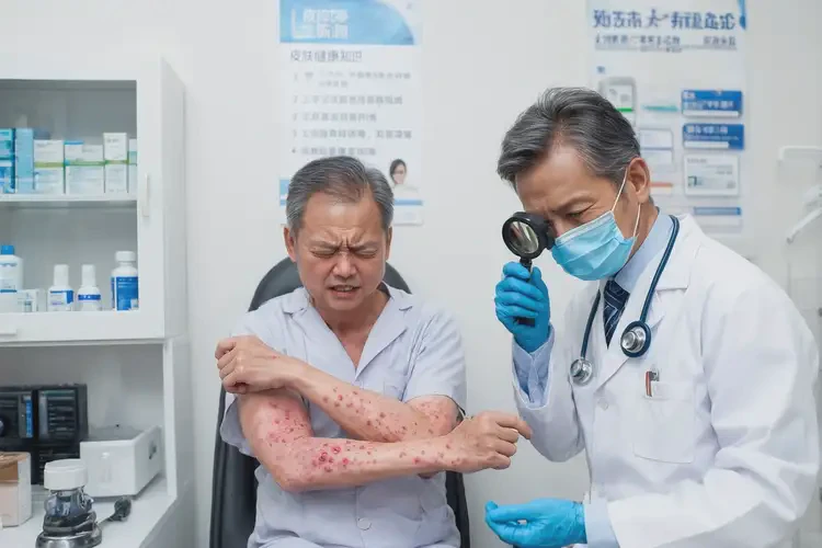 男人全身長濕疹可不可以徹底自愈(圖2)