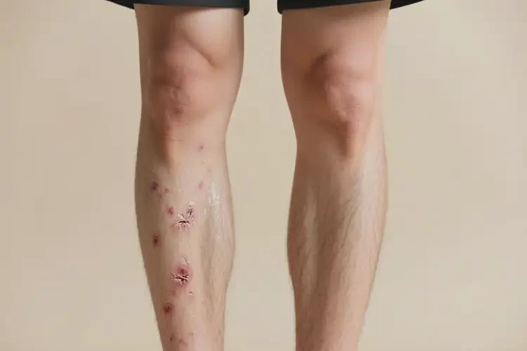 青年人小腿起濕疹不管它會(huì)自己好嗎(圖2)