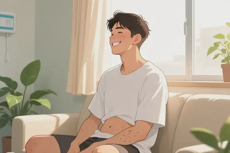 青年人肚子出現(xiàn)濕疹能不能徹底自愈(圖4)