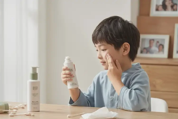 兒童臉上起濕疹不管它會自己痊愈嗎(圖2)