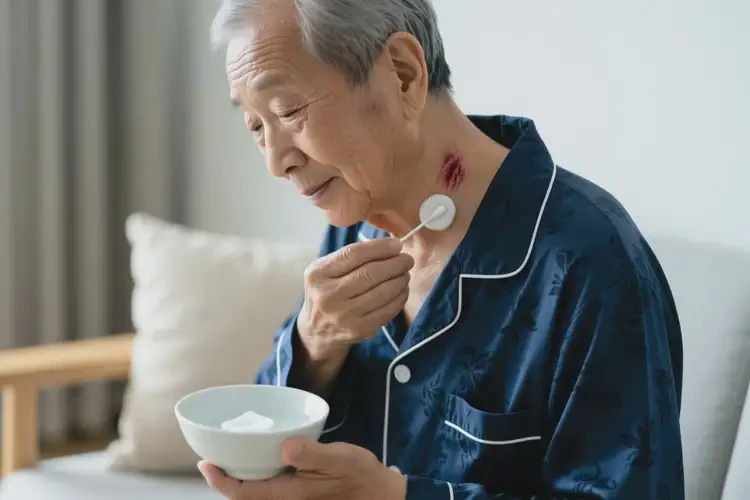 老年人脖子上容易起湿疹能够彻底治愈吗(图1)