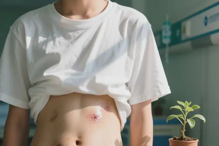 青少年肚子上容易起濕疹不管它會自己好嗎(圖1)