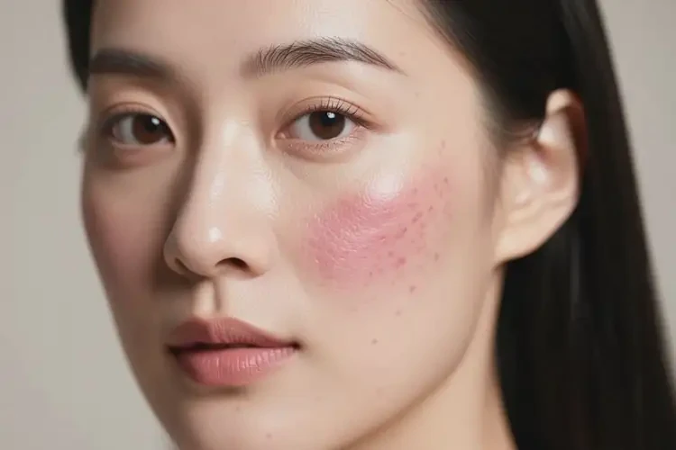 女性面部长湿疹不管它会自己好吗(图2)