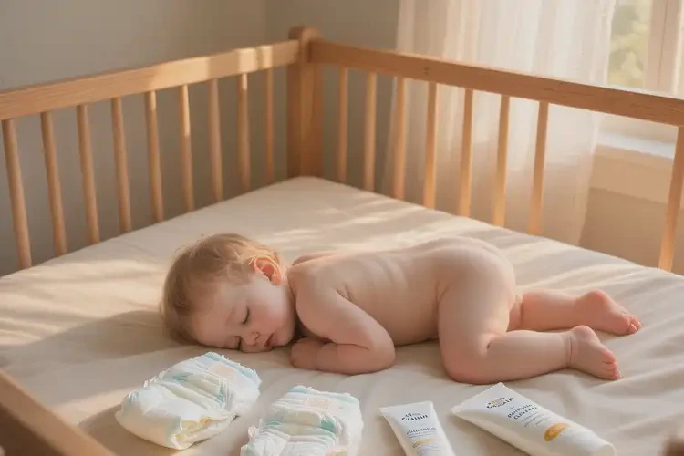 幼兒屁股偶爾起濕疹不管它會(huì)自己痊愈嗎(圖1)