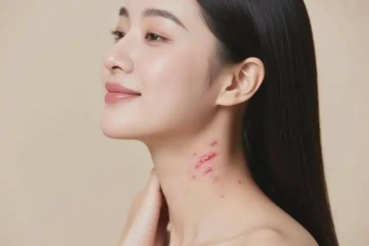 女生脖子上偶爾長濕疹可不可以徹底自愈(圖3)