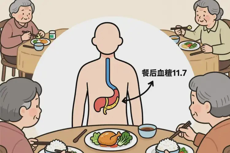 中老年人中餐血糖11點(diǎn)7是糖尿病嗎(圖2)