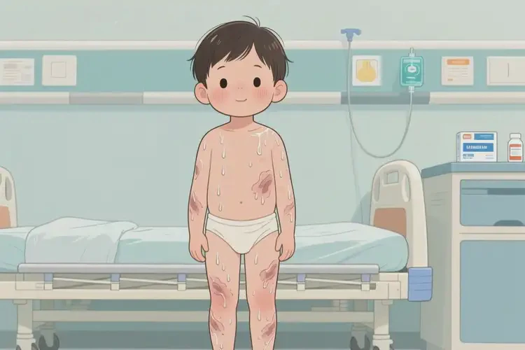 小孩全身出濕疹能夠徹底治愈嗎(圖4)