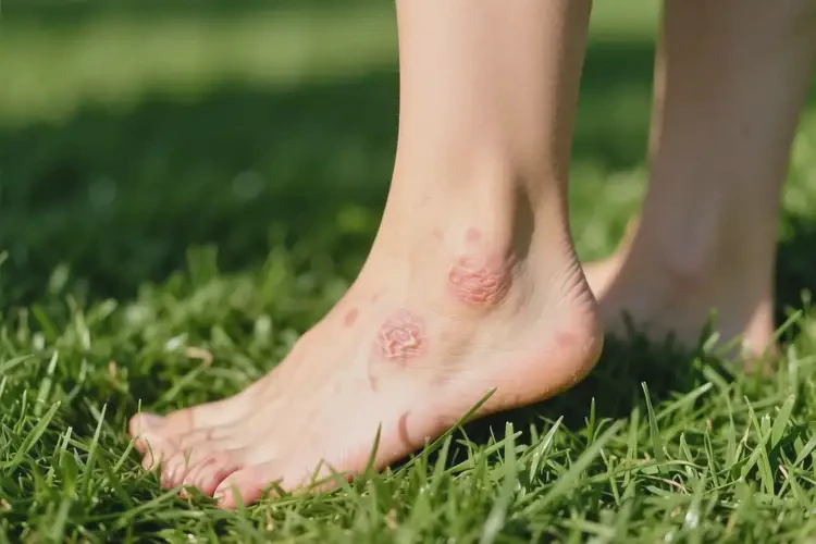 女人腳上經(jīng)常長(zhǎng)濕疹能不能徹底自愈(圖1)