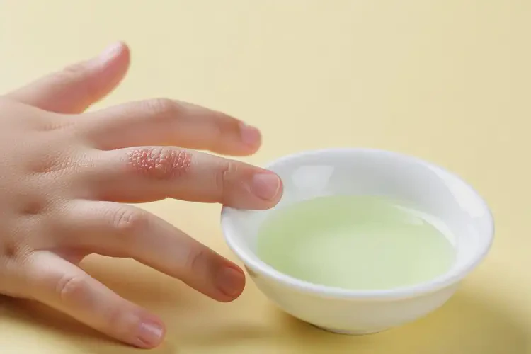 小儿手上容易起湿疹不管它会自己自愈吗(图1)