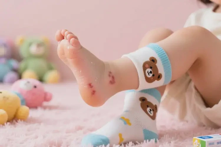 少兒腳上偶爾起濕疹可不可以徹底自愈(圖1)