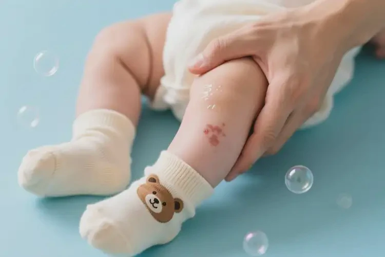 寶寶小腿上經(jīng)常長濕疹不管它會(huì)自己好嗎(圖2)