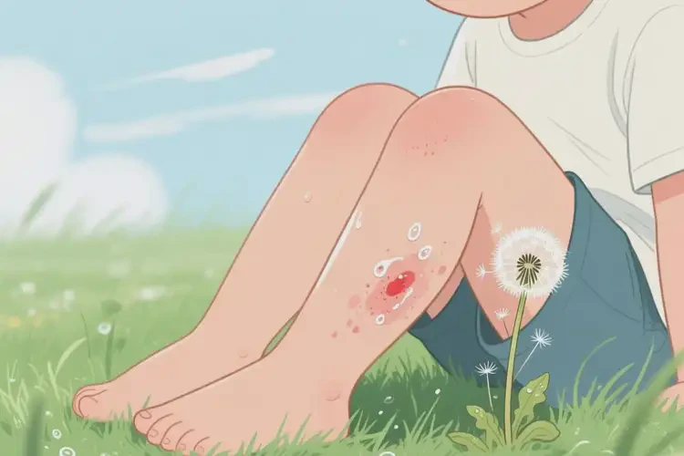 孩子小腿上出现湿疹可不可以彻底自愈(图2)