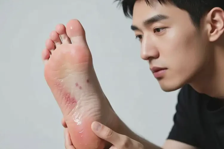 男性腳上出現(xiàn)濕疹可以徹底自愈嗎(圖3)