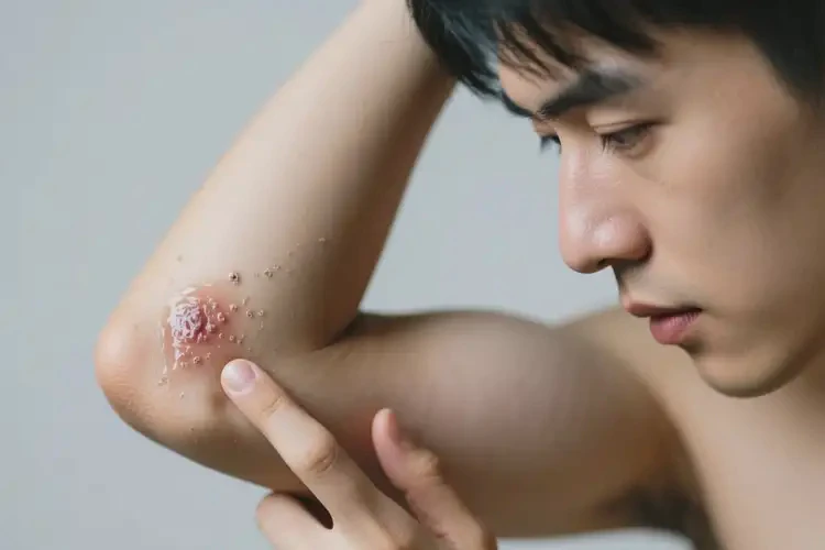 男生身上偶爾起濕疹不管它會自己好嗎(圖1)