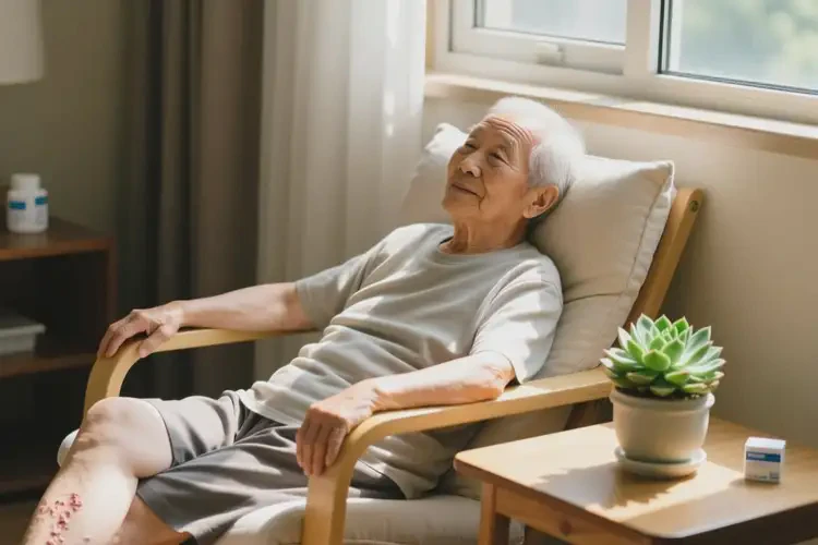 高齡老人全身長濕疹可以徹底自愈嗎(圖1)