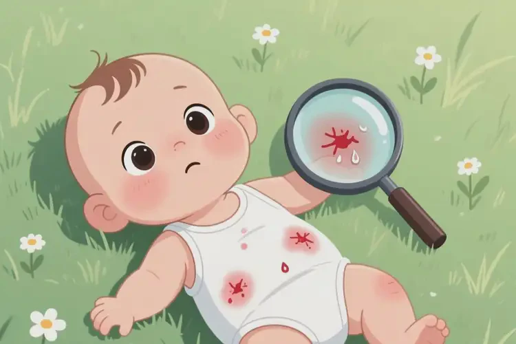 幼兒肚子上出現(xiàn)濕疹不管它會自己好嗎(圖3)