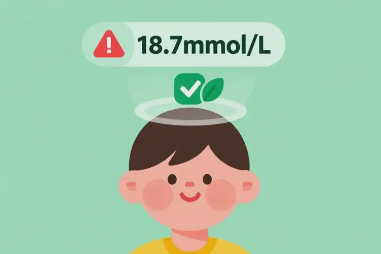 小孩下午血糖18點7是糖尿病嗎(圖1)