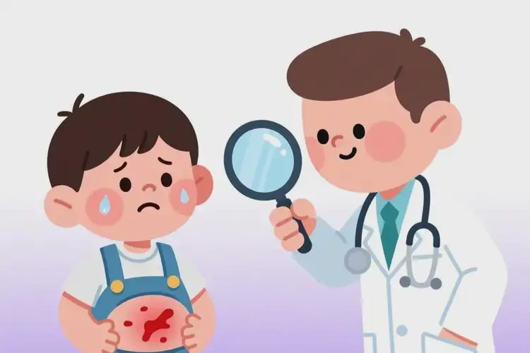 小學(xué)生肚子容易起濕疹不管它會自己自愈嗎(圖2)