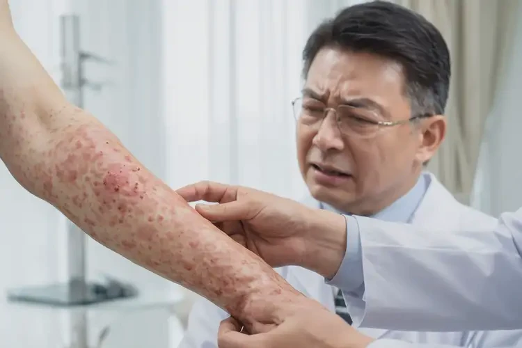 男性四肢偶爾長(zhǎng)濕疹能徹底自愈嗎(圖4)