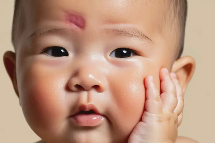 嬰兒面部出濕疹能靠自己自愈嗎(圖2)