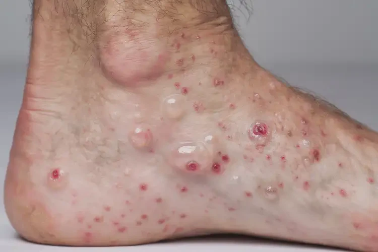 男性腳上經(jīng)常長濕疹不管它會自己好嗎(圖4)