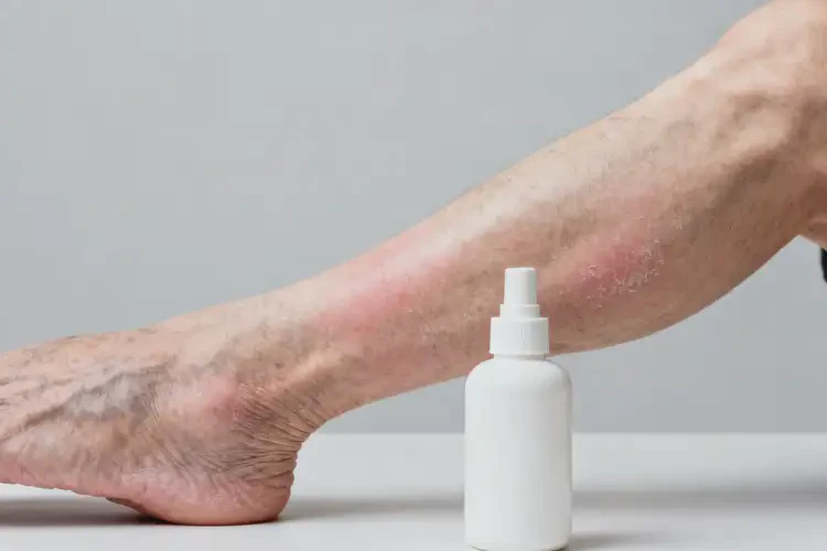 老人小腿上长湿疹可以彻底自愈吗(图1)