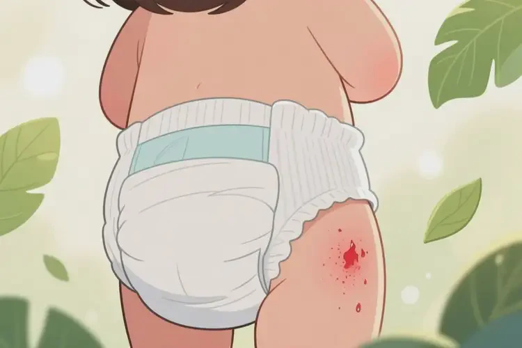 孩子屁股上容易長(zhǎng)濕疹可以徹底自愈嗎(圖1)