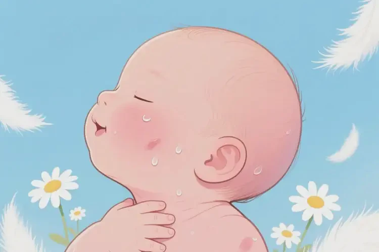 新生兒脖子偶爾長濕疹不管它會自己痊愈嗎(圖1)