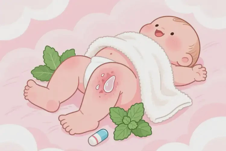 新生兒大腿上經(jīng)常長濕疹可不可以徹底自愈(圖1)