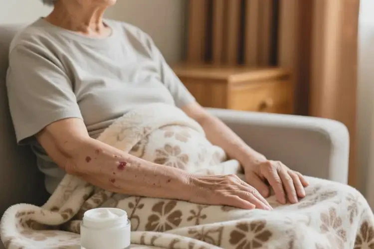 高齡老人全身長濕疹可以徹底自愈嗎(圖4)