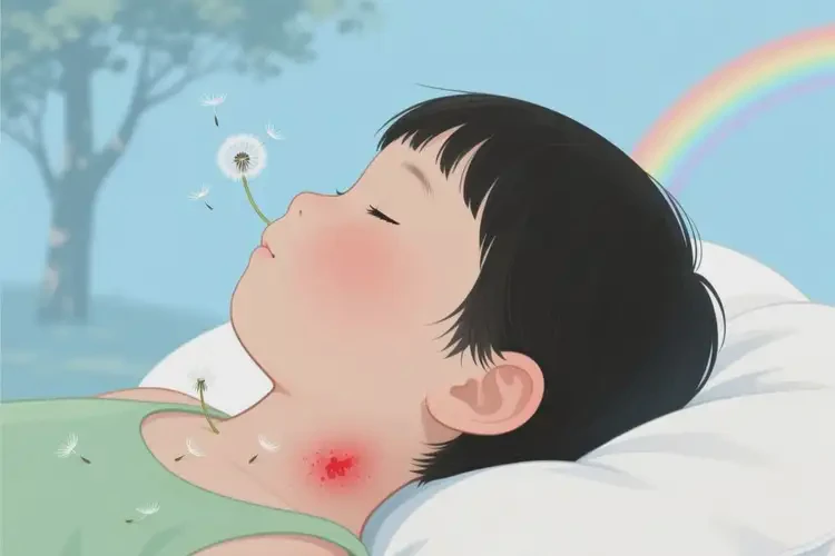 兒童脖子容易長濕疹不管它會自己痊愈嗎(圖1)