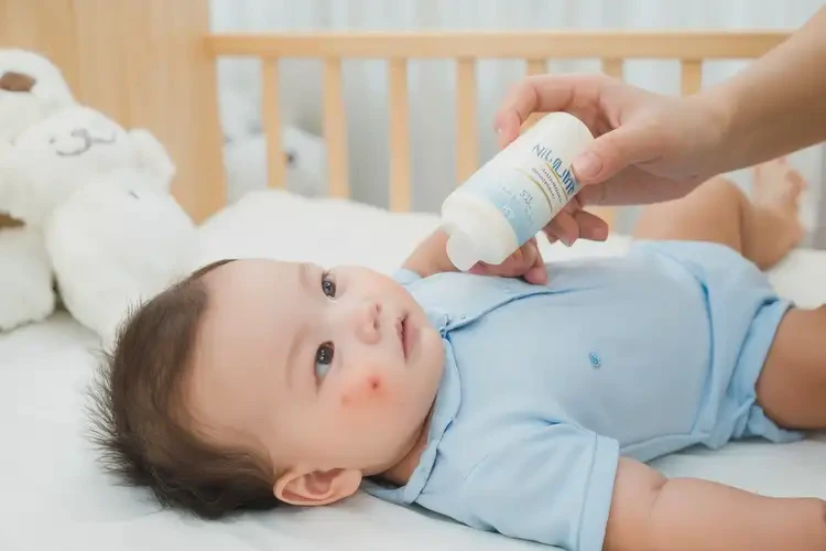 嬰兒脖子偶爾起濕疹不管它會(huì)自己好嗎(圖2)