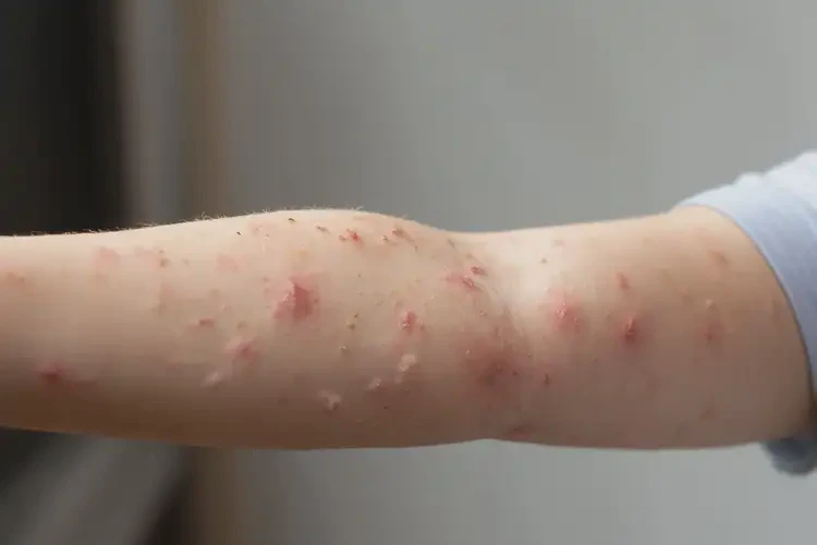 小孩手臂偶爾起濕疹能徹底自愈嗎(圖4)