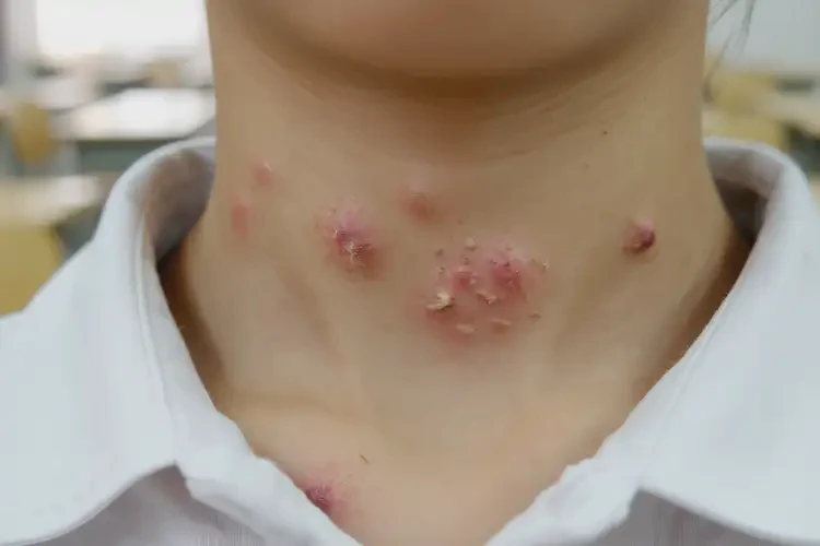 中學(xué)生脖子上出現(xiàn)濕疹能靠自己自愈嗎(圖4)