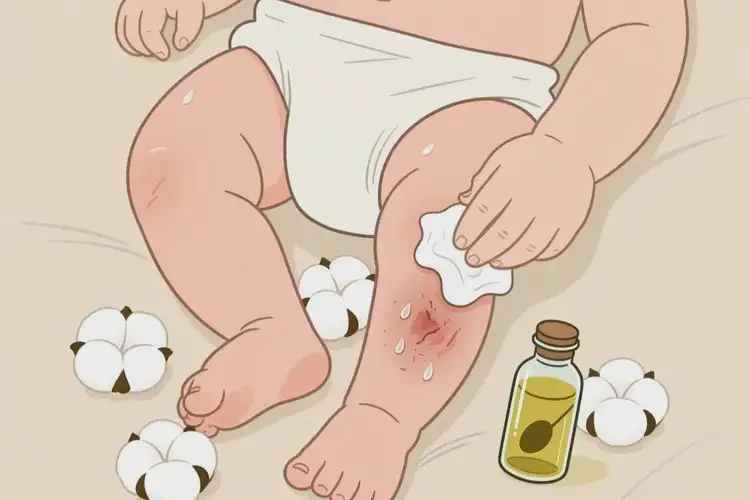 新生兒大腿上經(jīng)常長濕疹可不可以徹底自愈(圖2)