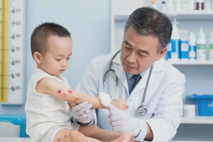 孩子四肢出濕疹可以徹底自愈嗎(圖3)