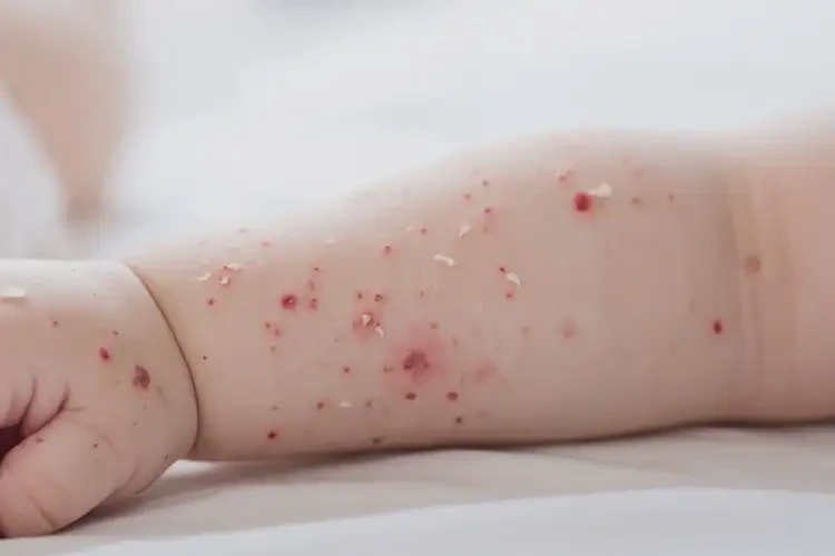 小兒手臂出現(xiàn)濕疹不管它會自己痊愈嗎(圖4)