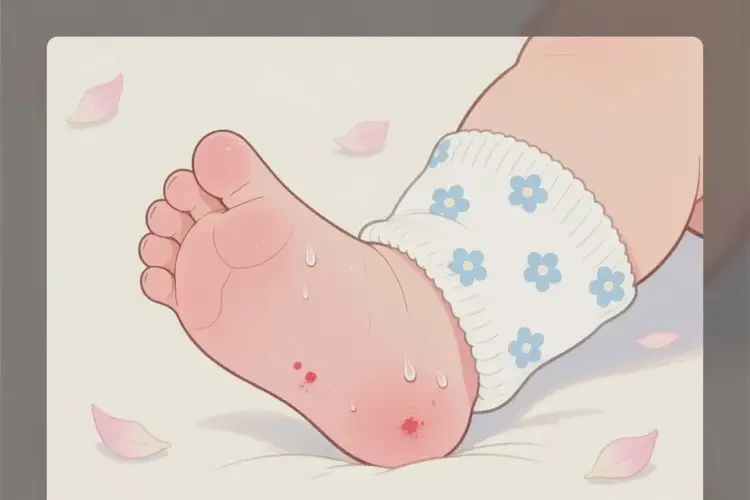 寶寶腳上偶爾長濕疹不管它會自己好嗎(圖2)
