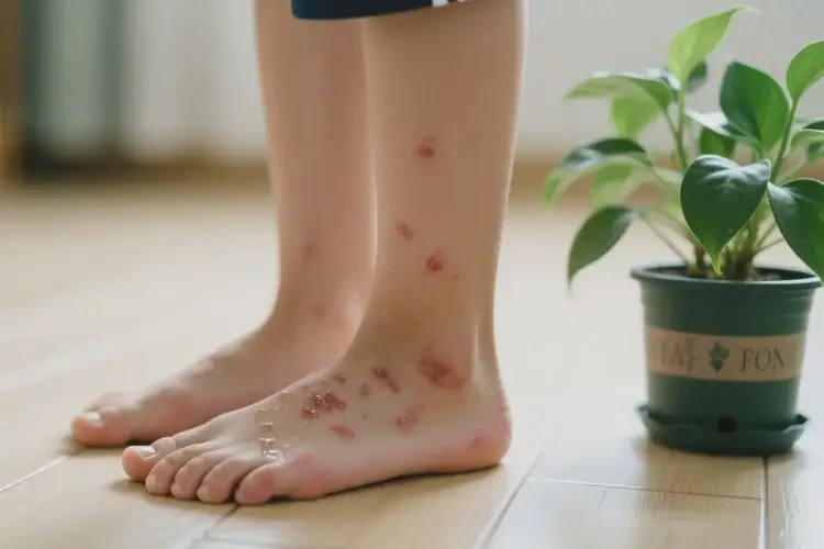 中學生腳上有濕疹能徹底自愈嗎(圖2)