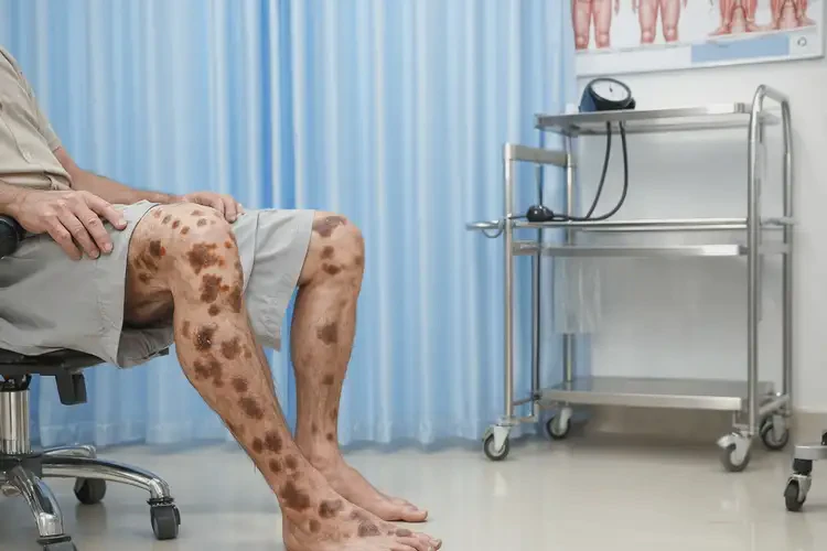 男生大腿上有濕疹不管它會自己自愈嗎(圖1)