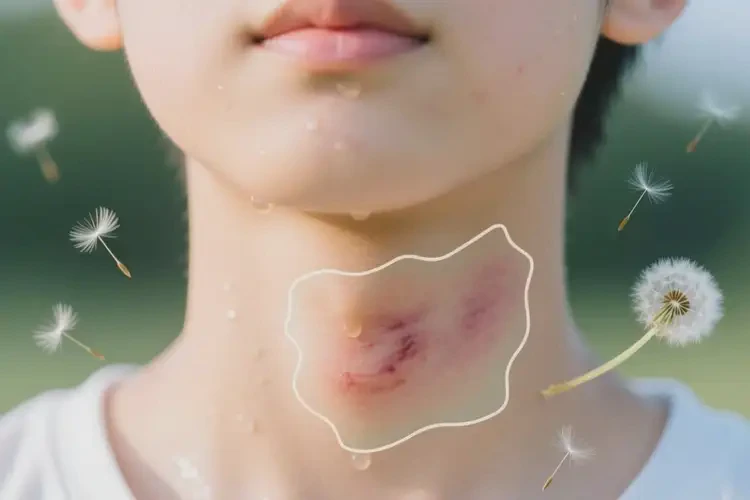 青少年脖子長濕疹可以徹底自愈嗎(圖1)