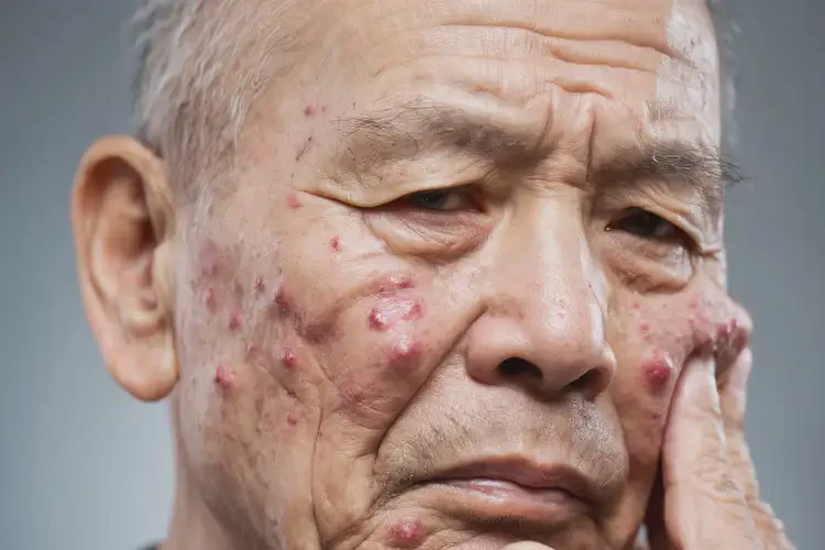 老年人面部經(jīng)常長濕疹不管它會(huì)自己痊愈嗎(圖4)