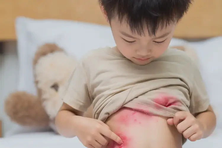 孩子肚子長濕疹能徹底自愈嗎(圖4)