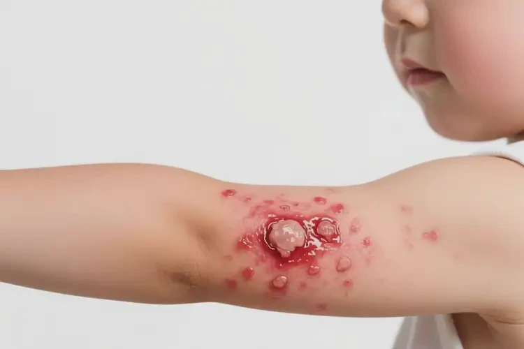 少儿身上出现湿疹不管它会自己痊愈吗(图4)