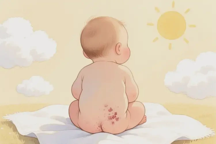 小兒屁股有濕疹能靠自己自愈嗎(圖3)