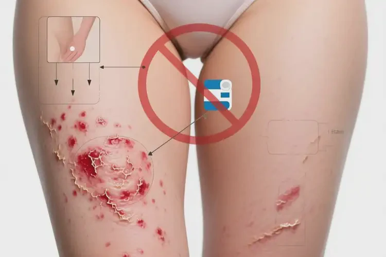 女性大腿容易長濕疹不管它會自己好嗎(圖3)