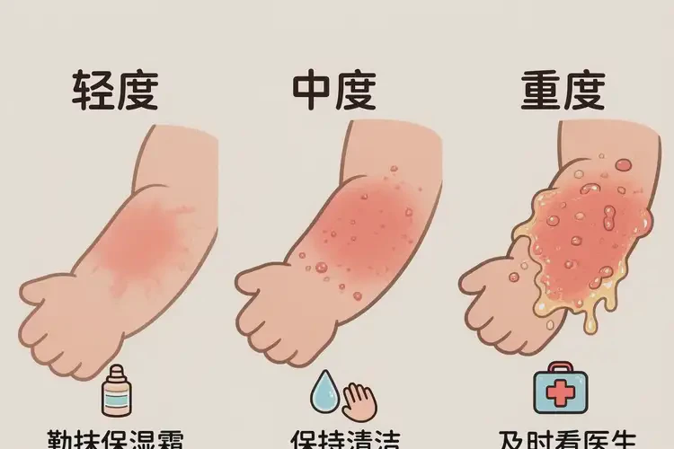 小孩手臂經常長濕疹能靠自己自愈嗎(圖3)