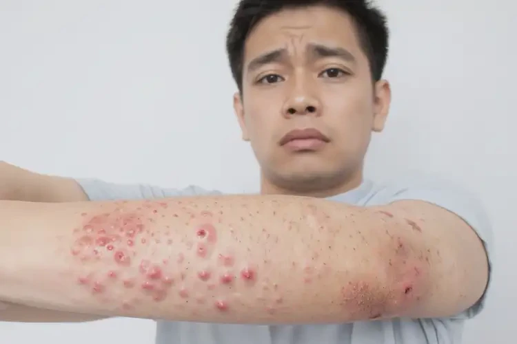 青年人手臂经常长湿疹可不可以彻底自愈(图4)